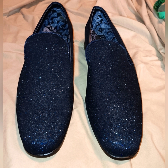 Men's Couture 1910 Blingy Stylish Shoes Slip Ons size 12m must see - Picture 1 of 7